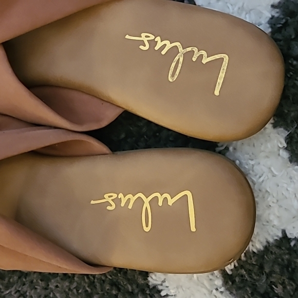 Lulus sz 7.5 Terra cotta tan sandals new SH241 - Picture 4 of 5